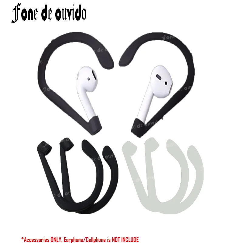 

Anti-lost Strap Earbuds Earphone Holder for Apple iPhone X 8 7 6 Plus 5 SE Airpods Headphone Sport Ear Wings Hook Cap Earhook