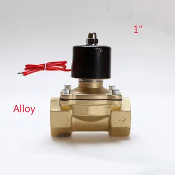 

Electric Solenoid Valve Water Air N/C 2 Way 1" AC 220V 2W250-25 Alloy Body DC12V 24V AC110V 220V Alloy Water Valve 2W-250-25