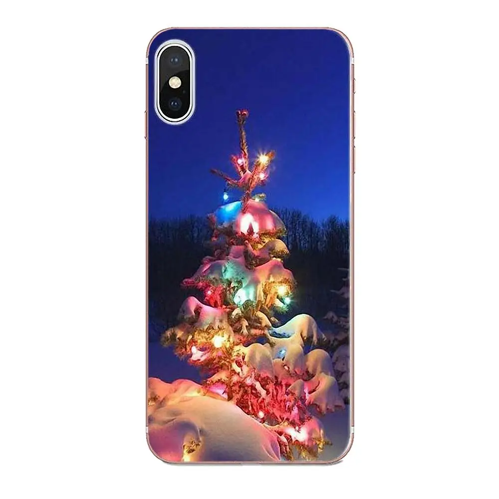 Веселый Рождественский Снеговик Олень для Sony Xperia Z Z1 Z2 Z3 Z4 Z5 compact Mini M2 M4 M5 T3 E3 E5 XA XA1 XZ