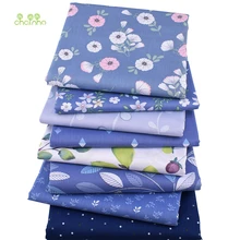 Chainho, 8 шт./лот, Цветочная серия, печатные твиловая, хлопковая ткань, Лоскутная Ткань для DIY Вышивание и квилтинга для малышей и детей материал