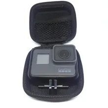 

2019 New Mini Bag Portable Shockproof Storage box For Camera +Frame Mount For Gopro Hero2018 Hero7 hero6 5