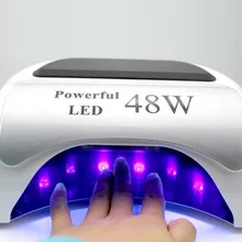 Оригинальная мощная светодиодная лампа для ногтей 48 Вт с ЖК-экраном CCFL 22B для гель-лака для ногтей очень быстрая Профессиональная УФ Сушилка для ногтей 10s 20s 30s таймер