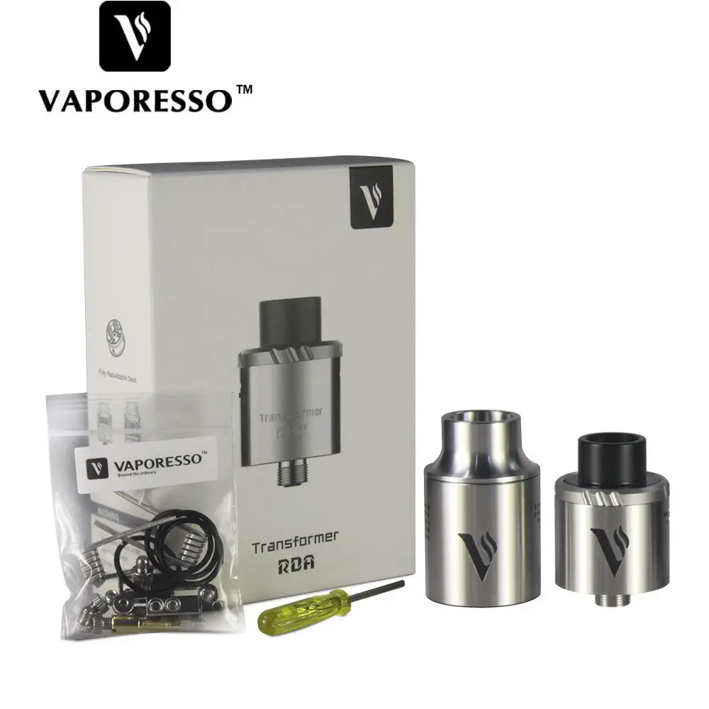 

Original Vaporesso Transformer RDA Tank E Cigarette Dripper Atomizer Rebuildable Atomzier for Tarot Pro Mod