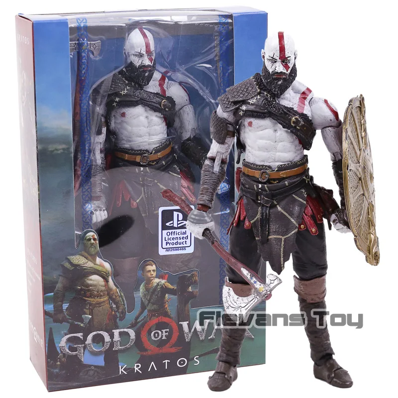 NECA God of War Kratos& Atreus конечная Фигурка Набор Коллекционная ПВХ модель игрушки - Цвет: D box