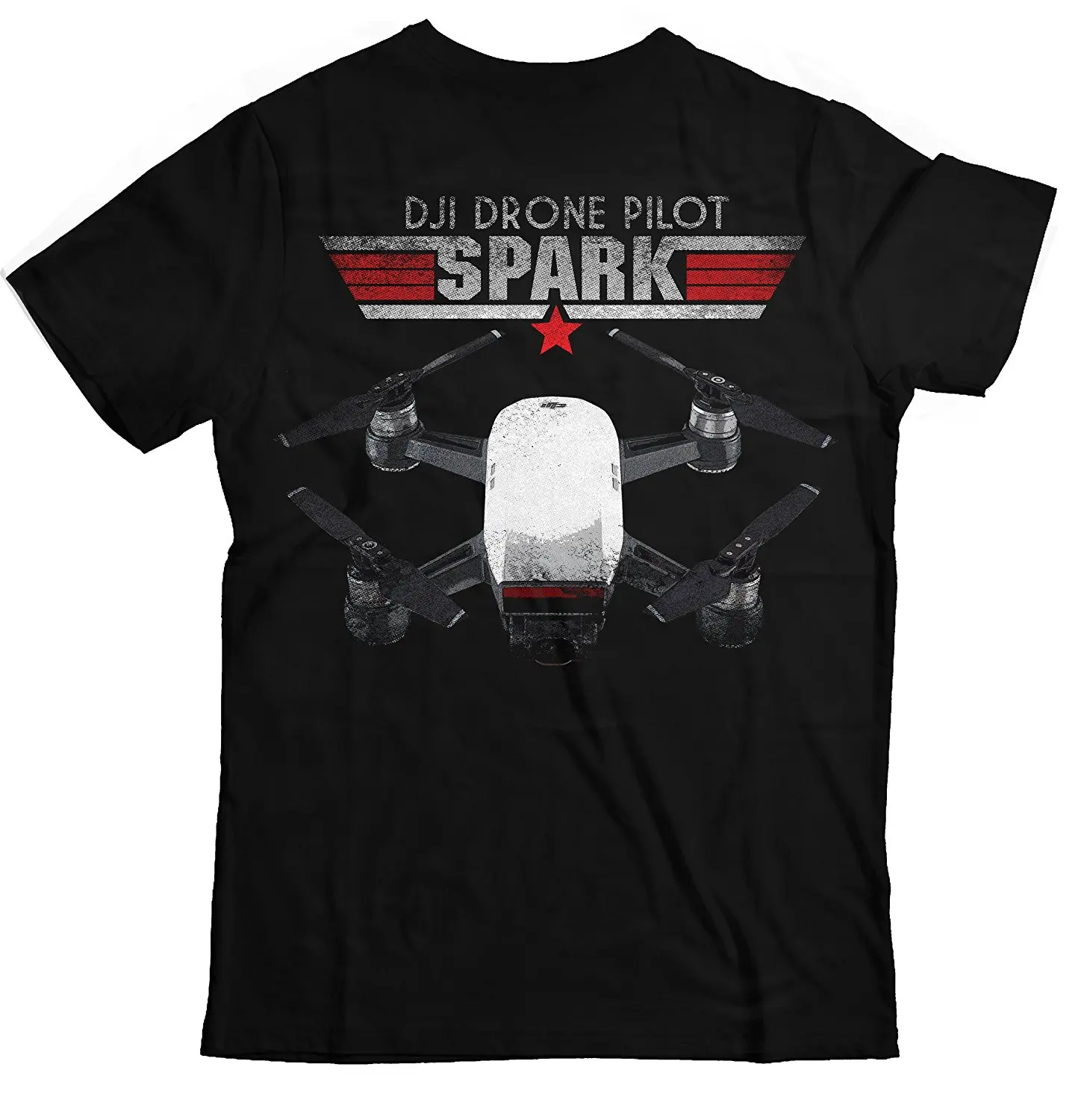 Новинка 2019 летняя футболка DJI Spark Drone Phantom 4 крутая пилота | Мужская одежда