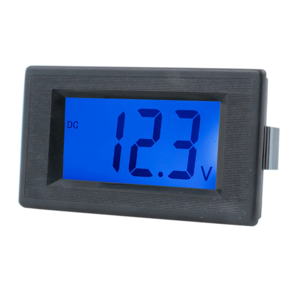 

DC 4-30V LCD Digital Voltmeter Mini Volt Meter Tester Monitor Voltage Panel Meter With Blue LCD Display Two Wires Z6