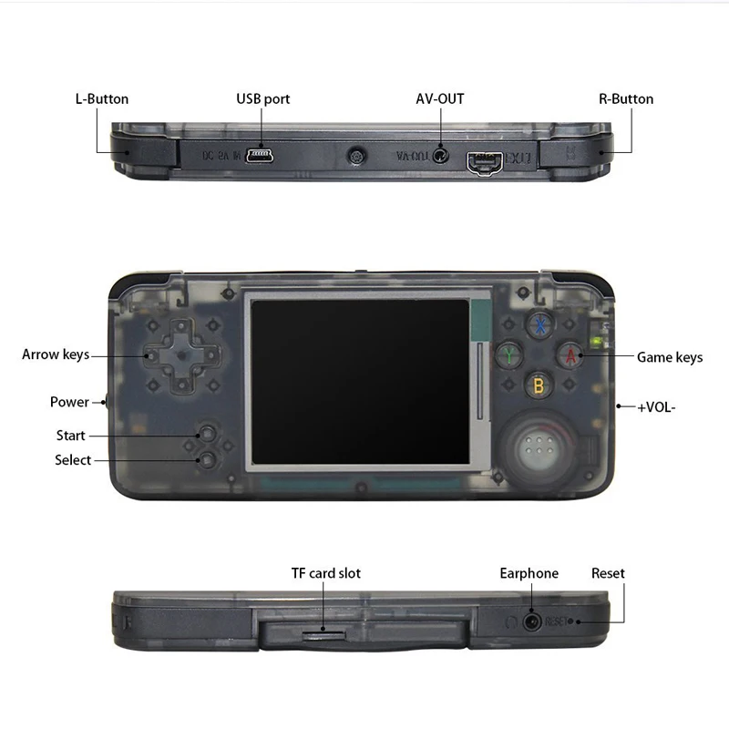 Coolbaby RS 97 ретро портативные игровые консоли Портативный мини видео игры игроки MP4