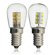 LED Light Bulb E14 3W 3014 SMD 24 Led High Bright Silica Gel Lamp Bulb For Refrigerator Sewing Machine Pure Warm White 220V