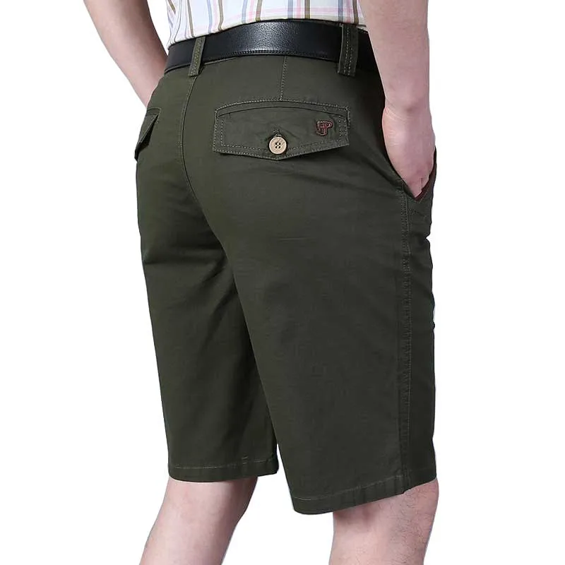 Summer Casual Short Cotton Men Business Leisure Shorts Half Trousers ...