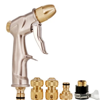 

Garden Water with 4Pcs Connector Brass Spray Nozzle Garden Water Water / Washing Car Watering Flower Cleaning