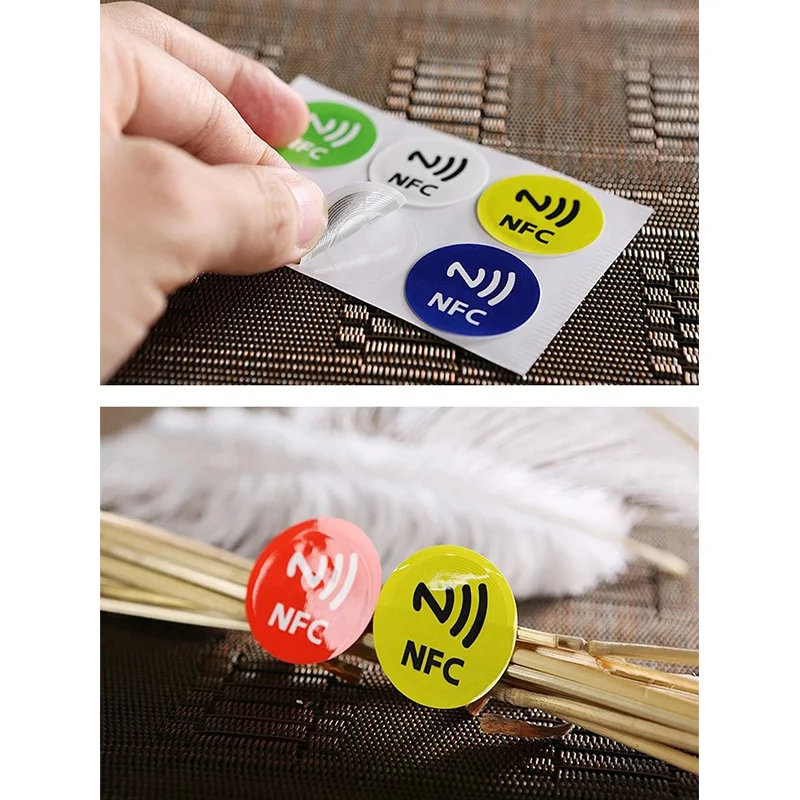 Водонепроницаемая мини смарт карта NDEF Ntag213 6 шт./партия 13 56 МГц HF RFID NFC бирки