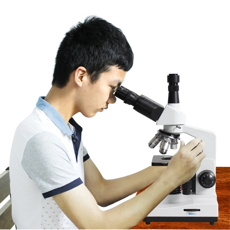 

40X-1600X professional three-eye microscope research teaching high-definition electronic eyepiece