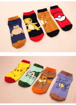 

2018 Summer New Cotton Pikachu Couple Socks Pokemon Men and Women Socks