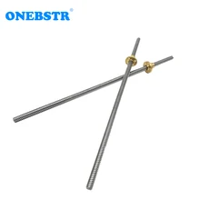 2PCS/lot RepRap 3D printer parts T8-2-8D Lead Screw stainless steel acme screw Dia 8mm Thread 8mm Length 300mm free shipping цена 2PCS/lot RepRap 3D printer parts T8-2-8D Lead Screw stainless steel acme screw Dia 8mm Thread 8mm Length 300mm free shipping цены онлайн