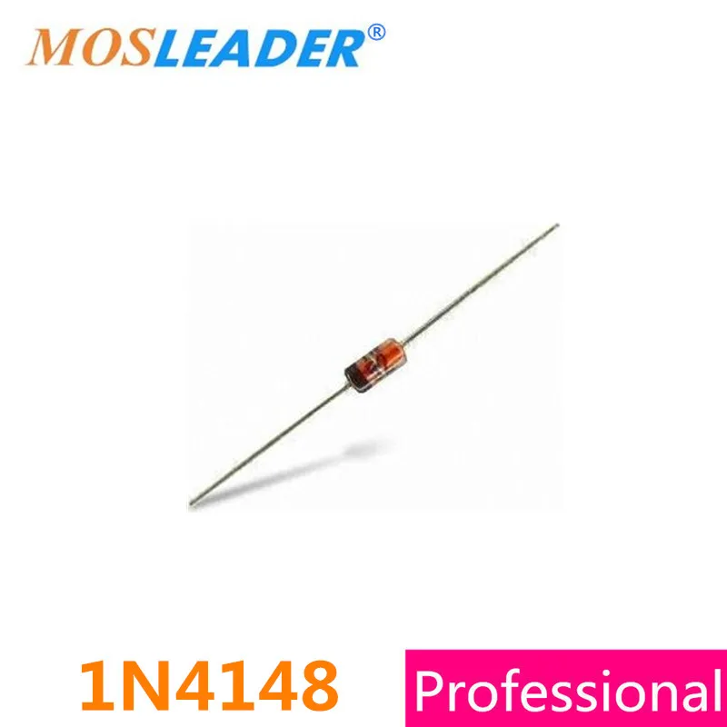 

Mosleader DIP 1N4148 DO35 1000PCS 100V 0.2A High quality Common quality Made in China