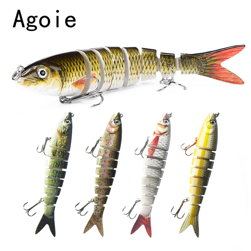 

1pcPike Bass Swimbait Fishing Lure 13.5cm Multi Jointed Fish Crankbaits Artificial Hard Fishing Bait Wobblers Tackle Pesca