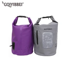 15L речные треккинговые сумки для спорта на открытом воздухе, пляжа, кемпинга, водонепроницаемая сухая сумка, поворотное окно, одежда для плавания, водонепроницаемая сумка для хранения