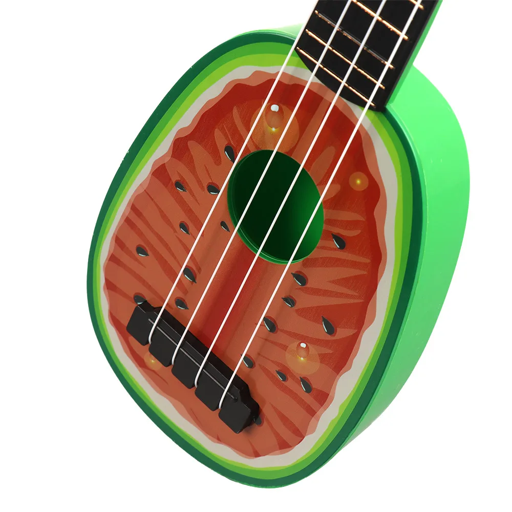1 шт. имитация фруктов мини-гитара может играть музыкальный инструмент Детская Игрушка музыкальный умный инструмент игрушки легко для