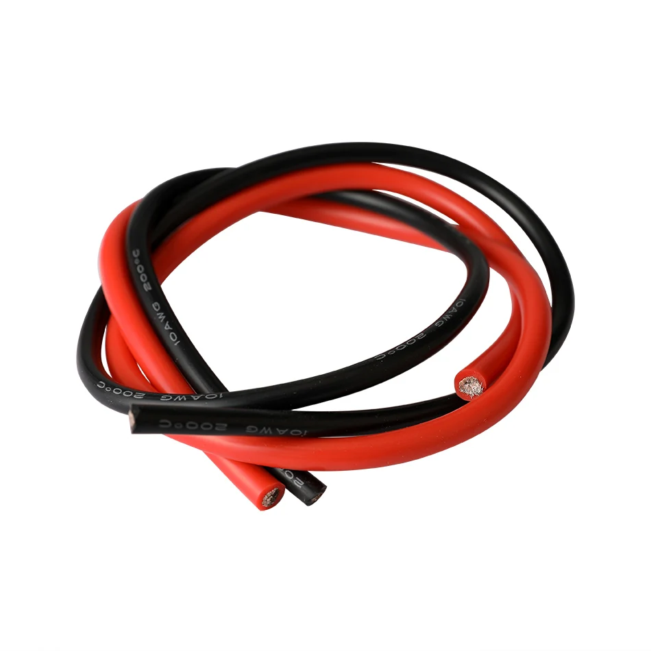 10 AWG многожильный провод с крючком Гибкая фоторезиновая Изолированная Луженая