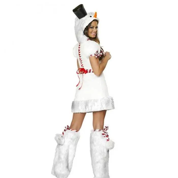 Костюм Белоснежки пингвина; костюмы для косплея; костюм снеговика для студии; Рождественская одежда; Униформа; пикантные костюмы на Хэллоуин; LB