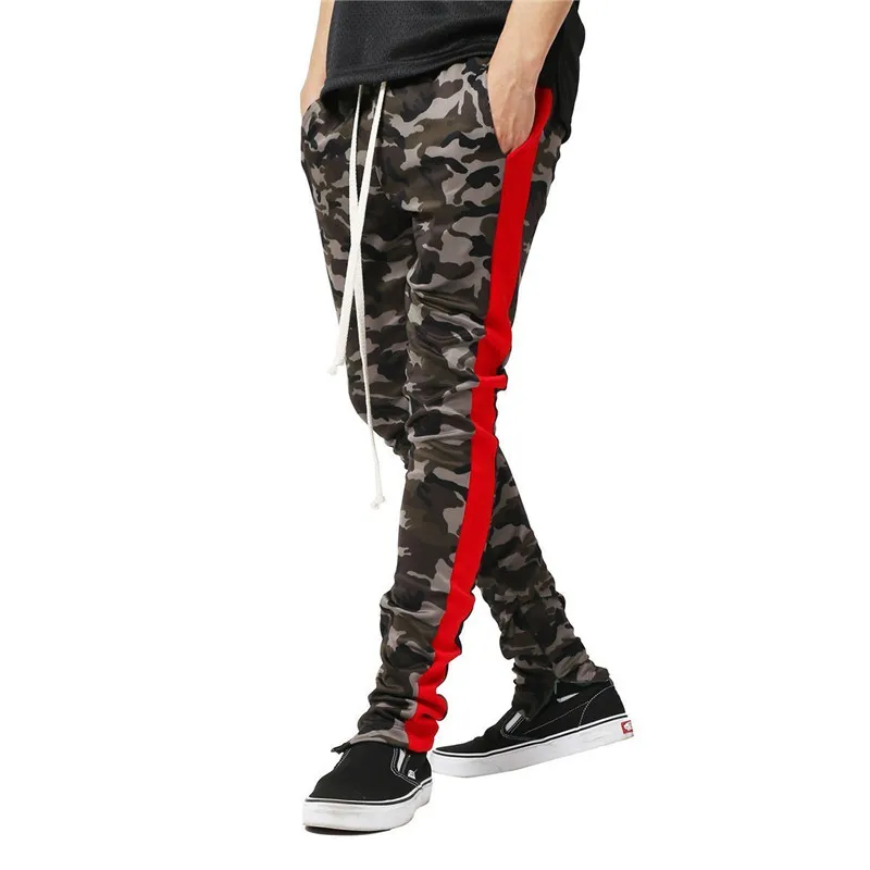 

2019 latest men's Sweatpants fashion men's gyms jogger fitness bodybuilding exercise pants men's fashion camouflage trousers