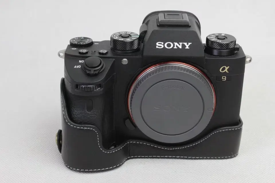 Чехол для камеры из натуральной кожи полукорпус Sony A7III A7R3 A7RIII A7R Mark 3 A7RM3 A9 с