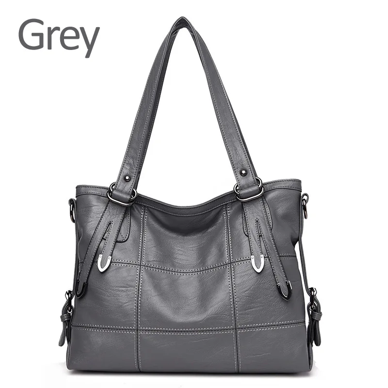 ZMQN роскошные сумки женские сумки дизайнерские мягкие кожаные элегантные модные Известные брендовые сумки через плечо для женщин большая вместительность Kabelka - Цвет: Grey