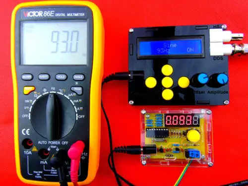 DIY Наборы 1 Гц-50 МГц тестер-частотомер метр+ чехол