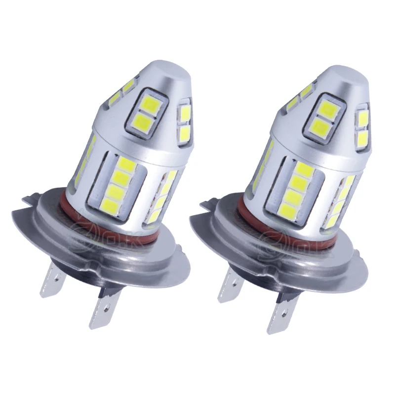 

2 x High Power light h4 H7 LED Light 30w 2835 Led Chip 30SMD Fog Light Headlight Driving DRL Car Light Auto Lamp Bulb Fog lamp