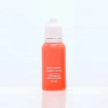 1 шт. набор чернил для татуажа, Перманентный макияж, Micropigment 15 мл 1/2 унции косметические Краски для 3d Губы оранжевый Цвет