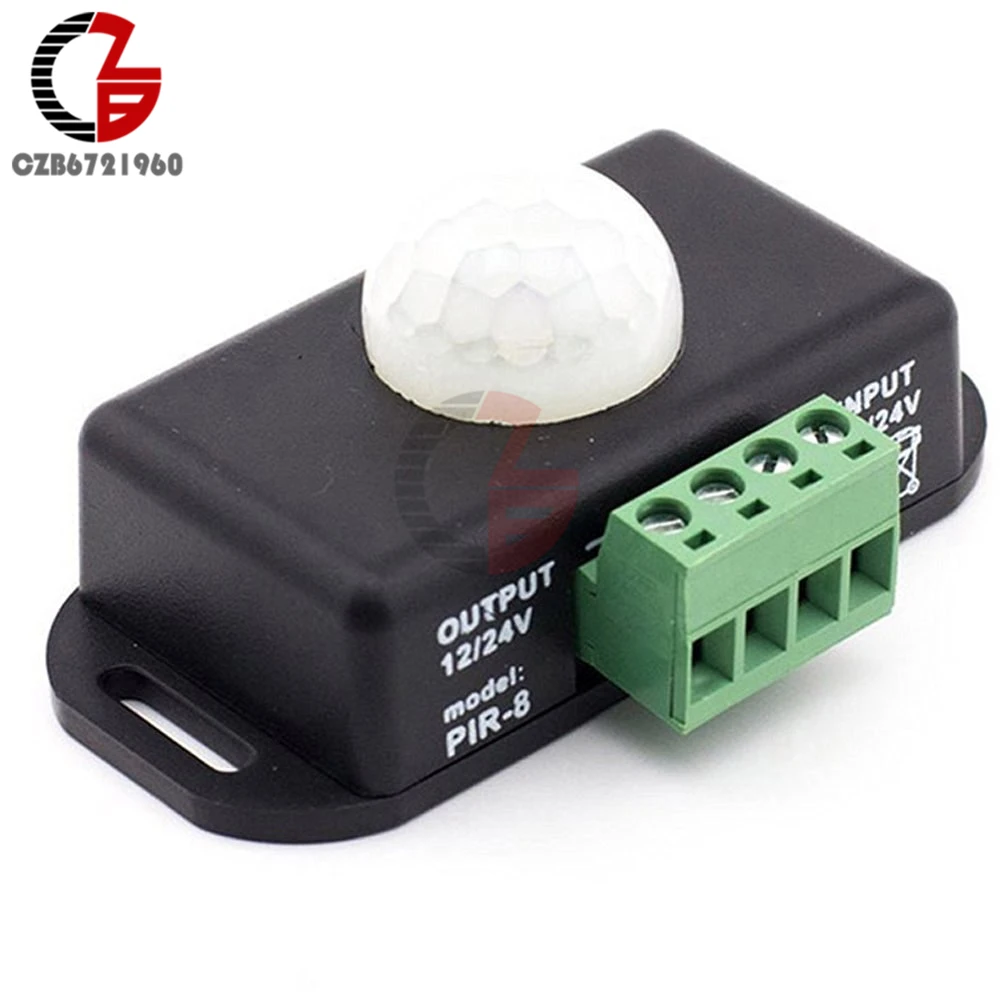 DC 12V Automatic PIR Motion Sensor Switch Module IR Infrared Human Body