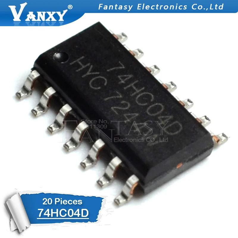 20 шт. 74HC04D SOP14 74HC04 SOP SN74HC04DR SMD новая и оригинальная интегральная схема|smd ic|ic smdic 2 |