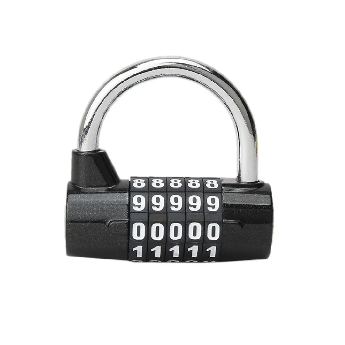 

Number Lock Bright Color 5 Digit Dial Combination Code Padlock For Luggage Zipper Bag Backpack Handbag Suitcase Drawer