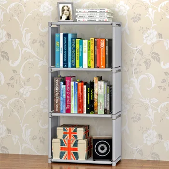 

Fashion and simple home non-woven removable free assembly living room decoration furniture multi-functional Four layers shelves