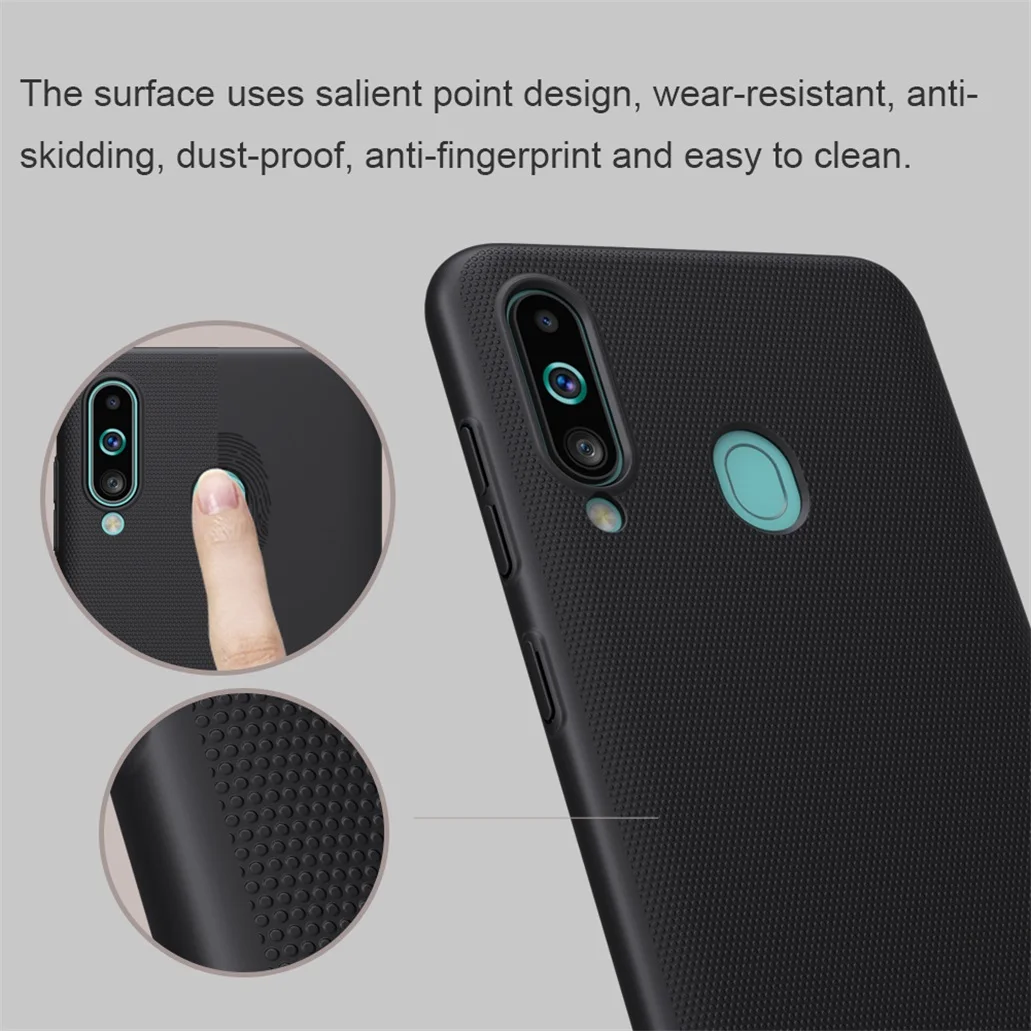 For Samsung Galaxy A60 Case Nillkin Phone Case Super Frosted Shield Hard PC Back Cover Black protector Case For Samsung A60 For Samsung Galaxy A60 Case Nillkin Phone Case Super Frosted Shield Hard PC Back Cover Black protector Case For Samsung A60