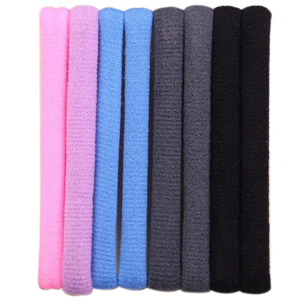

Korean Dark Color High Elastic Seamless Hair Rope Rubber Band 8Pcs/Set New