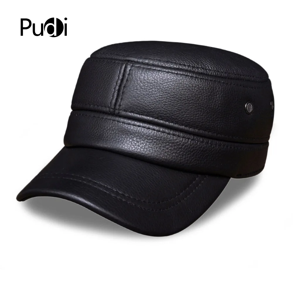 leather golf hat