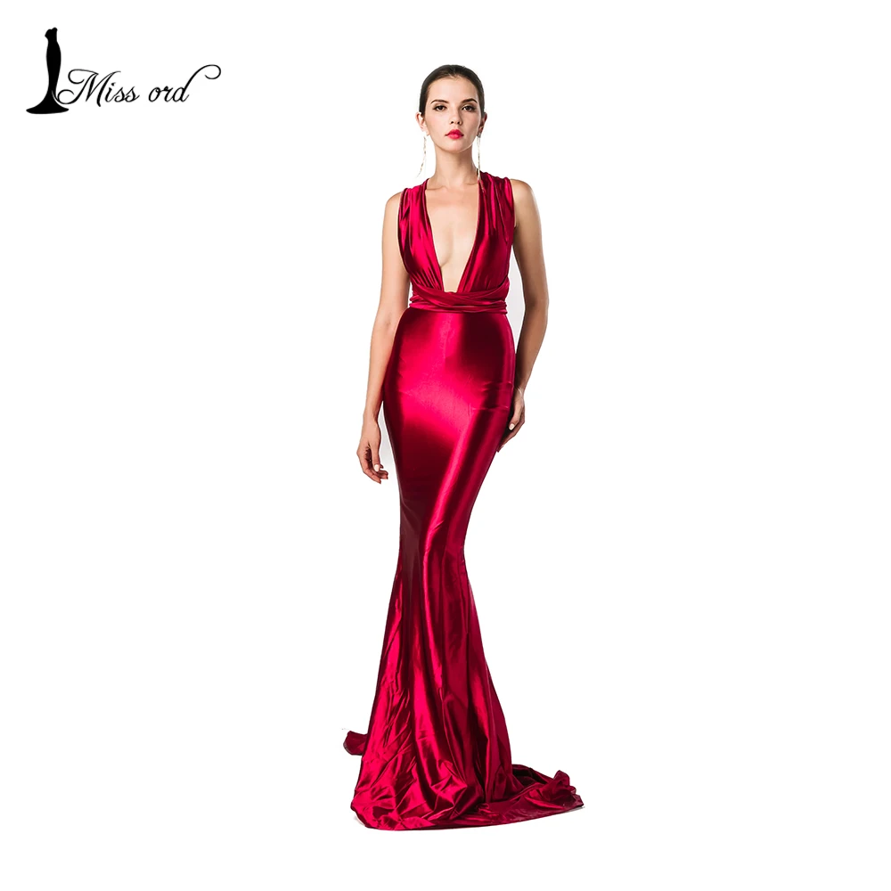  Free Shipping 2016 Sexy v-neck sleeveless maxi dress FT5035 