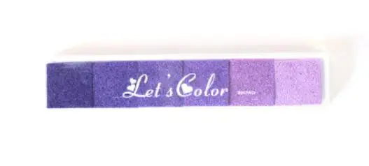 XINAHER 1 шт. нетоксичный градиентный цвет чернильный коврик Inkpad резиновый штамп масляная печать пальцев хороший подарок для штамп для детей DIY Art - Цвет: E