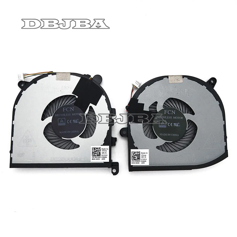 Кулеры для Dell XPS 15 9560 кулеры 5520 DC28000I0F0 0VJ2HC 0TK9J1 CPU &amp GPU | Компьютеры и офис