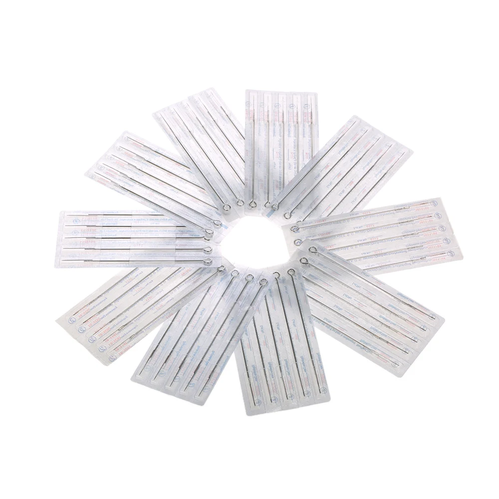 50Pcs 1RL 3RL 5RL 7RL 9RL Tattoo Needle Set Stainless Mixed Type Tattoo Needle for Tattoo