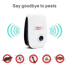 Electronic Ultrasonic Repeller Mosquito Killer Rat Mouse Ant Roaches Spider Reject Insects Control Non-toxic Repeller US/EU Plug