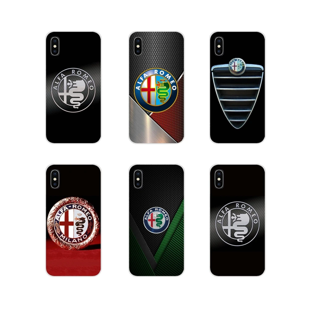 Super car Alfa Romeo Logo Accessories Phone Cases Covers For Huawei P Smart Mate Honor 7A 7C 8C 8X 9 P10 P20 Lite Pro Plus | Мобильные