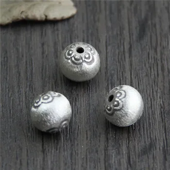 

925 Sterling Silver Spacer Beads Suit DIY Earrings Bracelet Necklace Making Fine Jewelry Findings Accessories