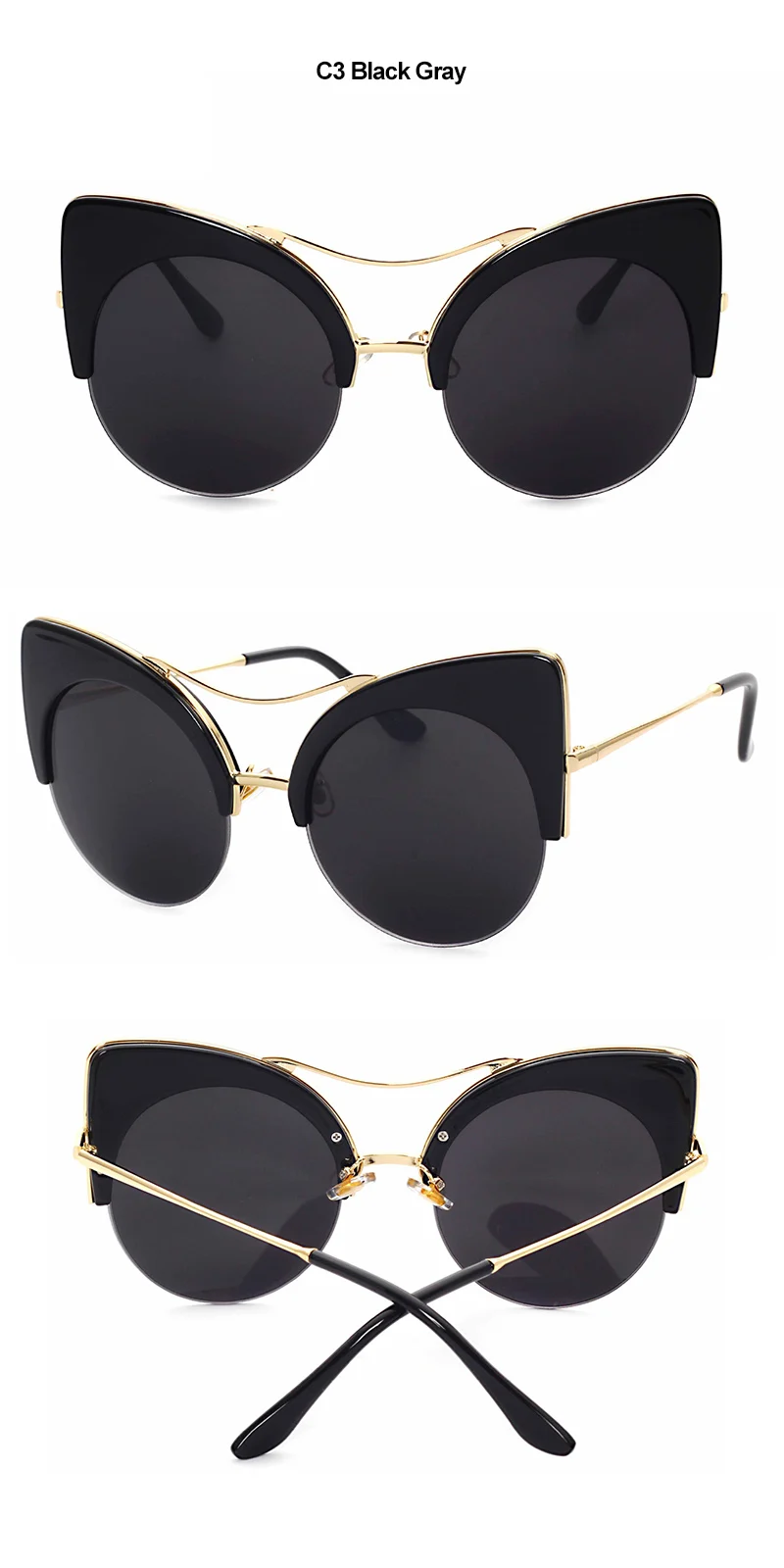 2018 News Cat Eye Sunglasses (12)