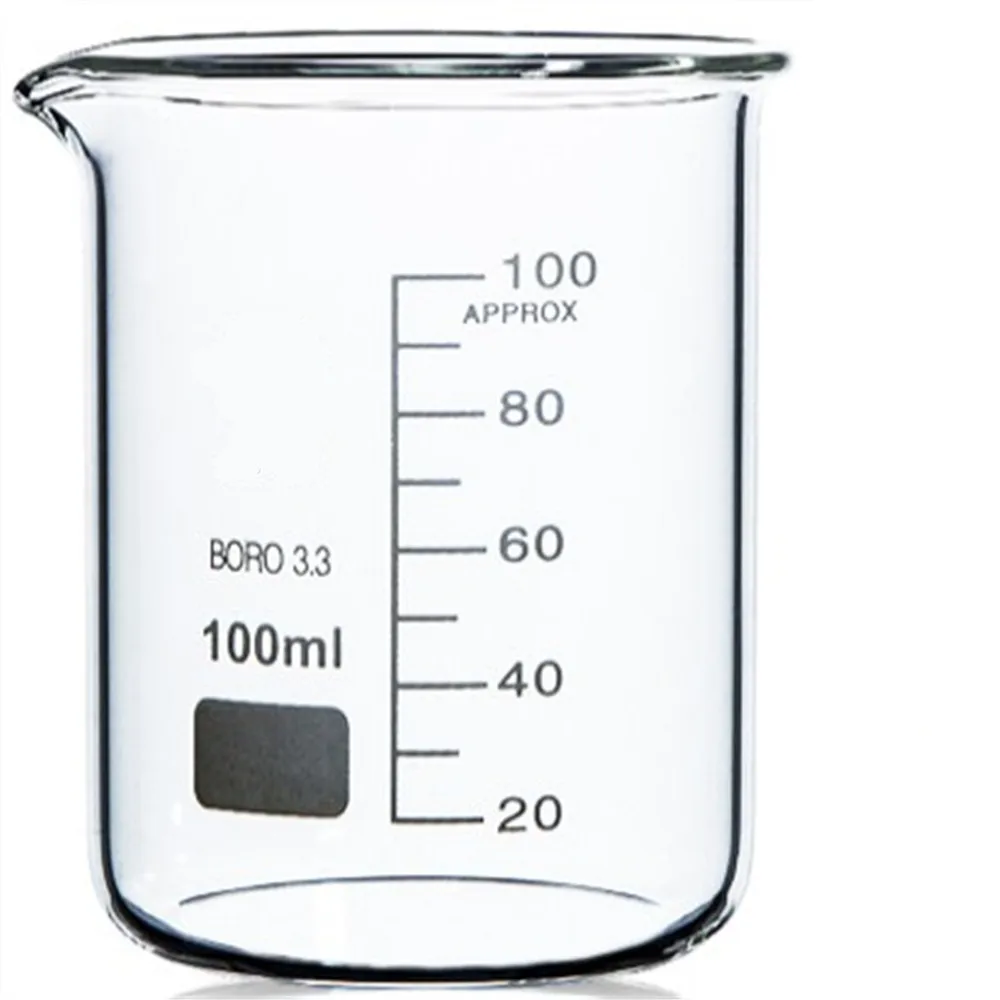 100mL Glass Beaker Low Form New Chemical Lab Glassware-in Beaker from