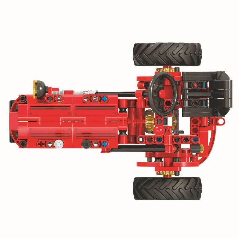 Ceny Zwycięzca 7070 302 sztuk Technic klasyczny klasyczny stary ciągnik klocki do budowy DIY klocki edukacyjne dla dzieci zabawny prezent