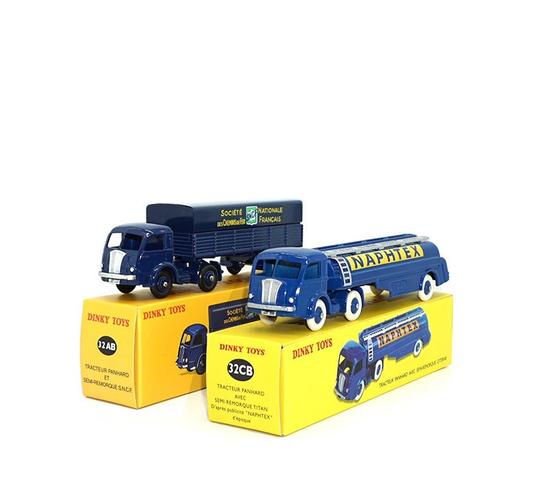 

SET 1:43 Dinky Toys 32A TRACTEUR PANHARD ET & 32CB TRACTEUR PANHARD AVEC Binky Toys Provide