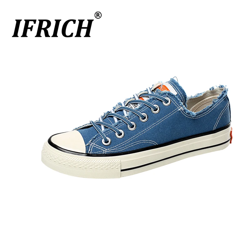 Popular Casual Shoes For Boy Yellow Black Men Walking Canvas Shoes Comfortable Casual Sneakers Man Lace-Up Canvas Men Shoes