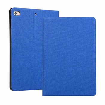 

20pcs/lot Cloth housing PU leather hot sale cover case for apple ipad mini 1 2 3 4 5 protective cover case shell